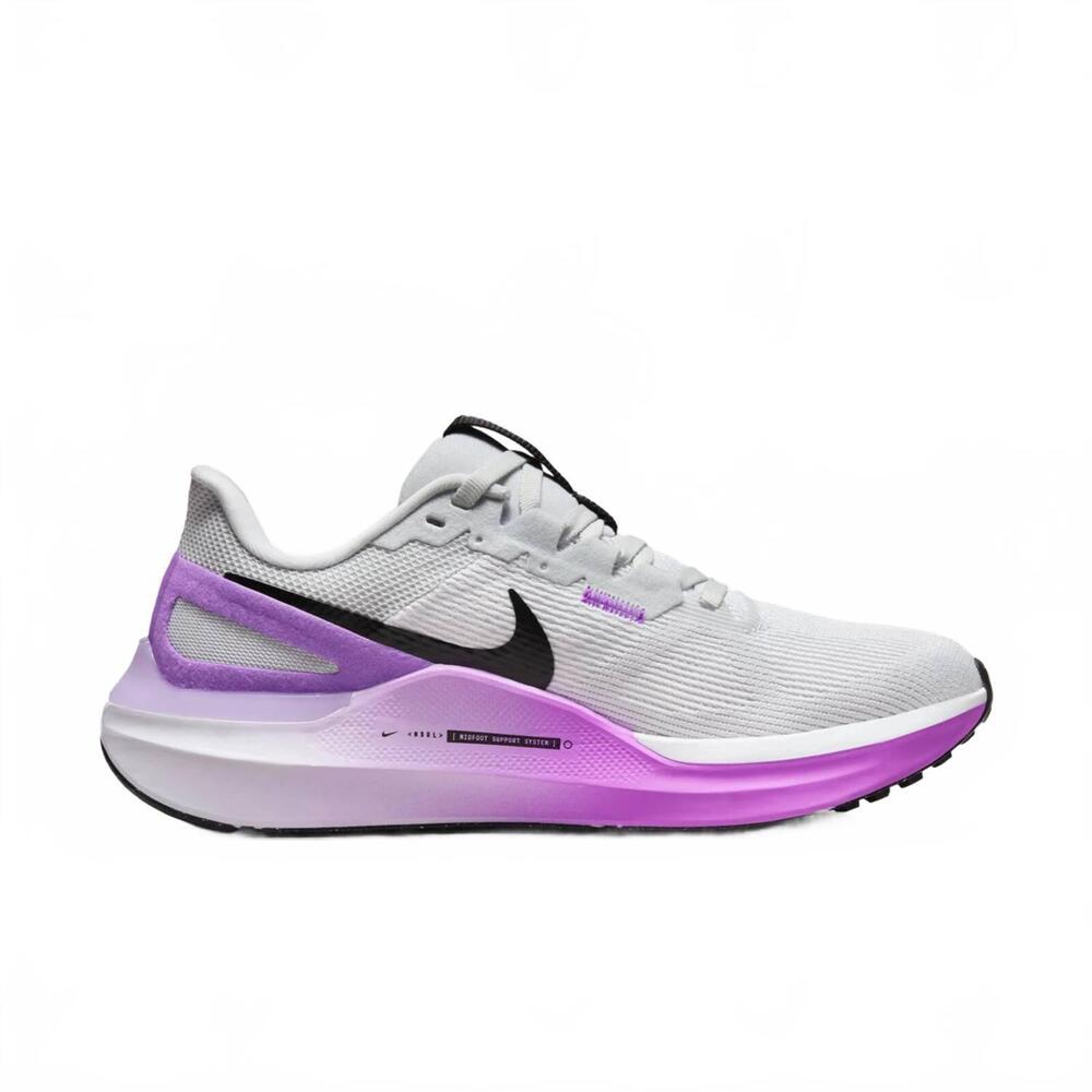 NEW NIKE women's structure 25 running shoes in white/black